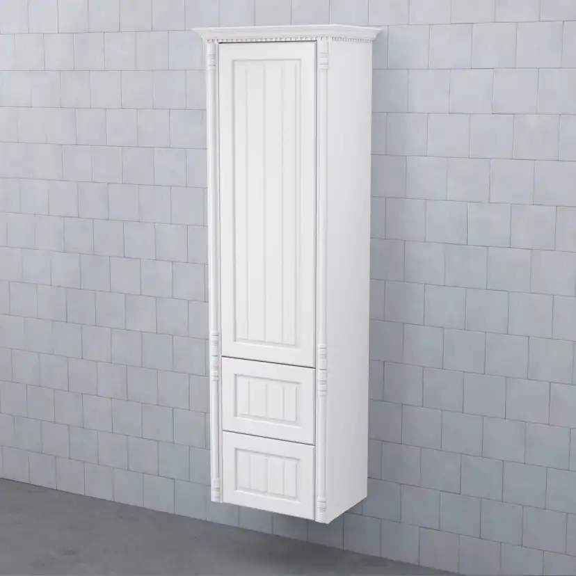 Högskåp Björbo Badrum Valhall med Lucka och 2 Lådor